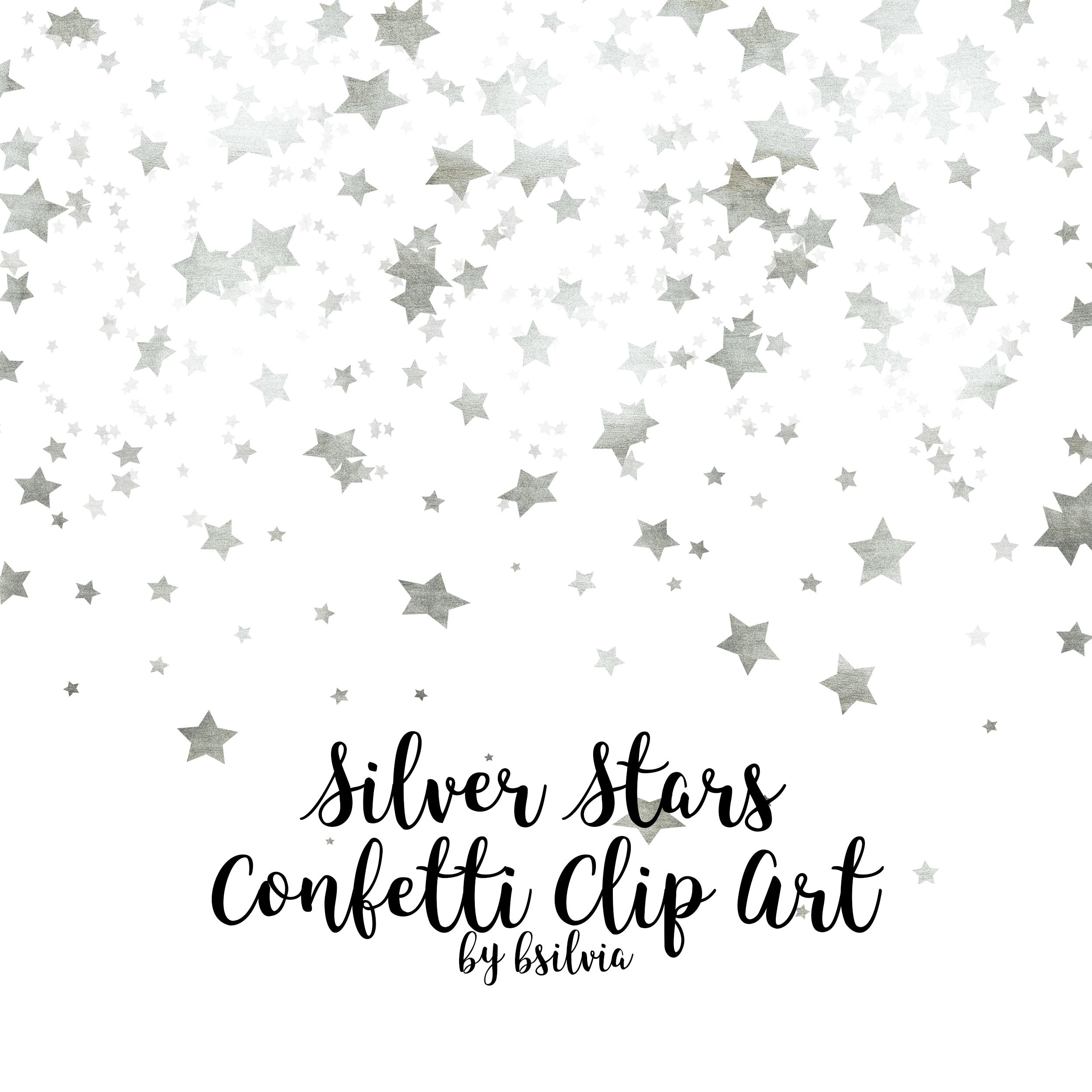 silver stars Silver Stars Overlay - Etsy