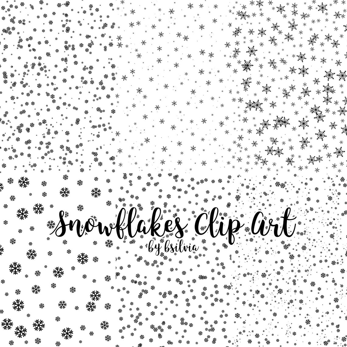 Snow Clip Art, Snowflakes Transparent PNG Files, Snowflakes Overlays