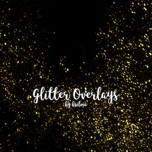 Glitter Overlays, Gelb Glitter Overlays, Feingold Bokeh Overlays, Glitter Foto Overlays, Glitter Photoshop Overlays, Kommerzielle Nutzung