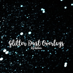 Glitter Dust Photo Overlays: Bokeh Effects (Digital Download)