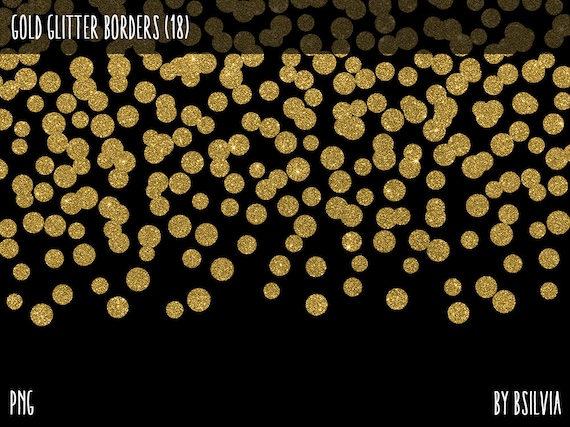 Confetti Gold Glitter Background Png - art-scalawag