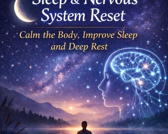 Sleep & Nervous System Reset | Calm the Body, Improve Sleep and Deep Rest | Digital PDF Program