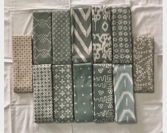 Hand Stamped Cotton Batik Fabric – Indonesian Textile, Sewing Craft Cloth