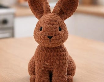 Realistic Mini Bunny Crochet Pattern – Amigurumi Rabbit PDF (Instant Download)