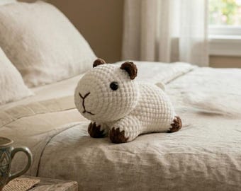 Beginner Friendly Capybara Crochet Pattern – Easy Amigurumi Animal (PDF)