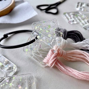 SPECIAL EDITION acrylic thread drops | floss drops | organiser drop for cross stitch, embroidery and tapestry threads