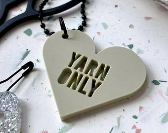 YARN ONLY scissor fob | crochet | knitting | needlepoint | weaving | sewing accessory