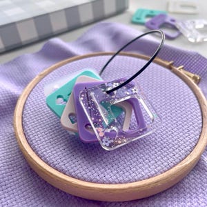 SPRING/SUMMER 25 SETS acrylic thread drops | floss drops | organiser drop for cross stitch, embroidery and tapestry threads