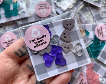 STITCH SPRINKLES | mini buttons | embroidery embellishment | scrapbooking | junk journal | finishing charms
