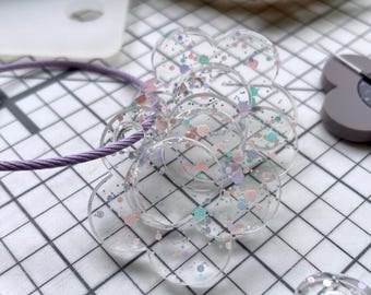 SPECIAL EDITION FLOWER acrylic thread drops | floss drops | organiser drop for cross stitch, embroidery and tapestry threads