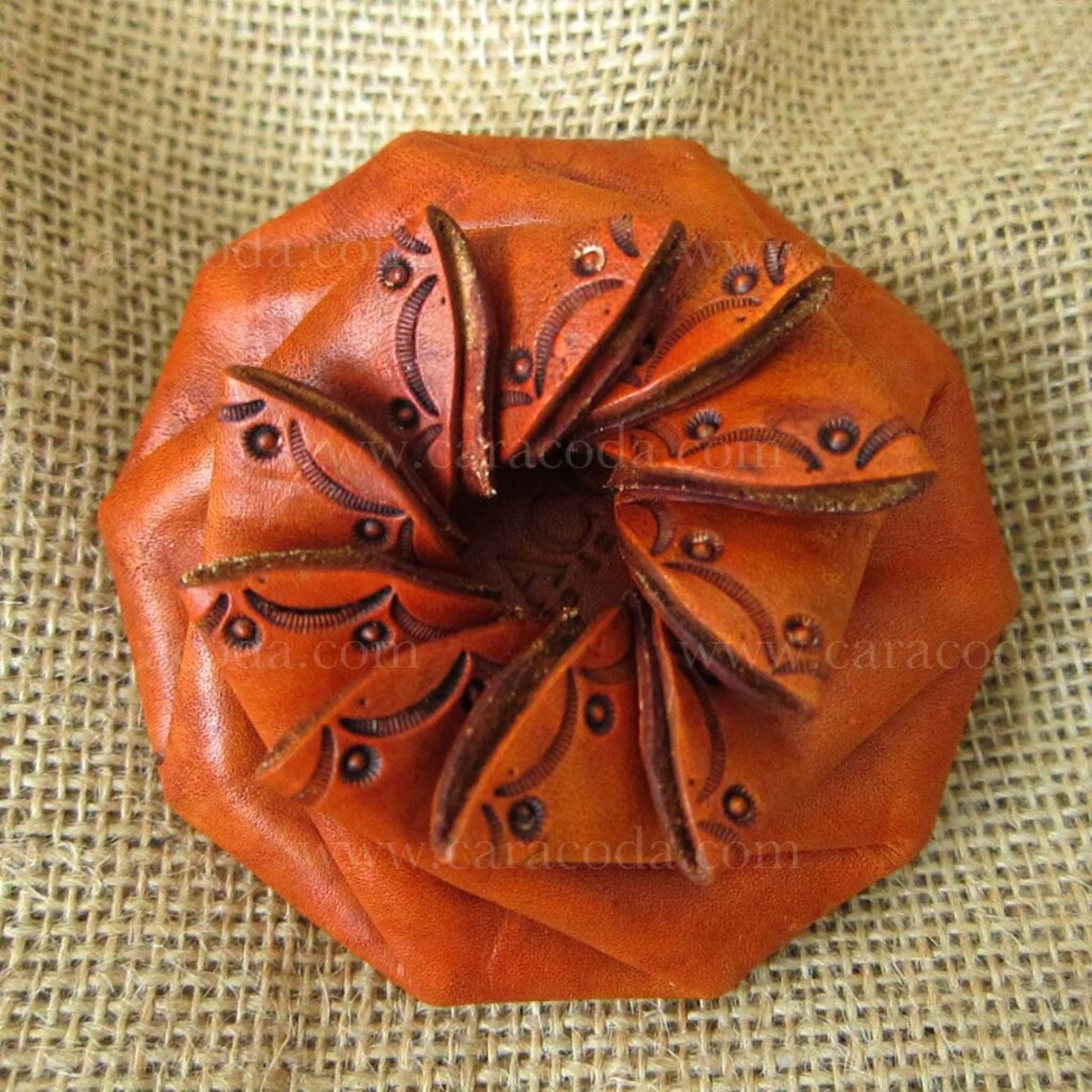 PDF Leather Patterns Templates Pinwheel Coin Purse, Triangle Coin Purse