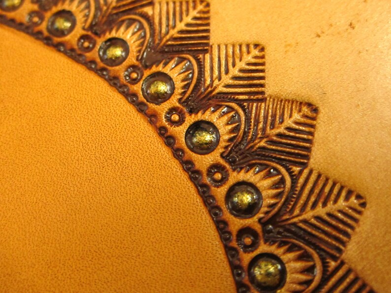 PDF Leathercraft Tutorial, Leather Bag With Decoupage, Leather