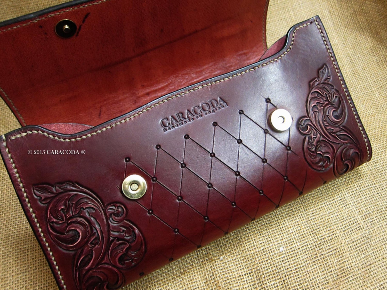 PDF Patterns Caracoda Leathercraft Issue 6 Clutch heidi Etsy