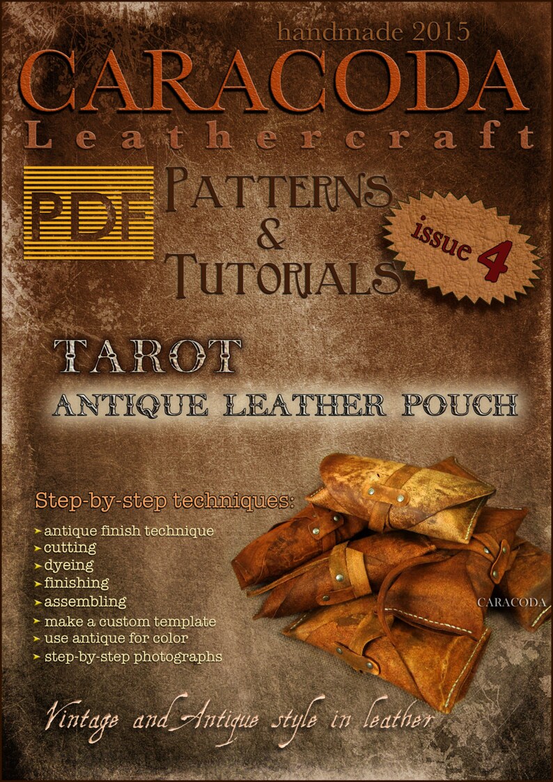 Pdf Leathercraft Patterns Templates Bundle Issues 1 5 Etsy
