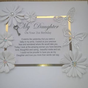 Daughter 21st Birthday Card