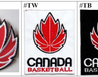 Canada Canadian Men National Basketball Team Badge Iron On Embroidered Patch