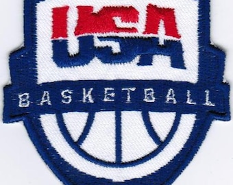USA United States Men National Basketball Team Badge Iron On Embroidered Patch