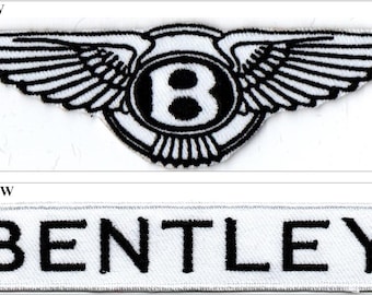 Bentley Rally Car Automotive Motorsport Racing Badge Iron On Embroidered Patch