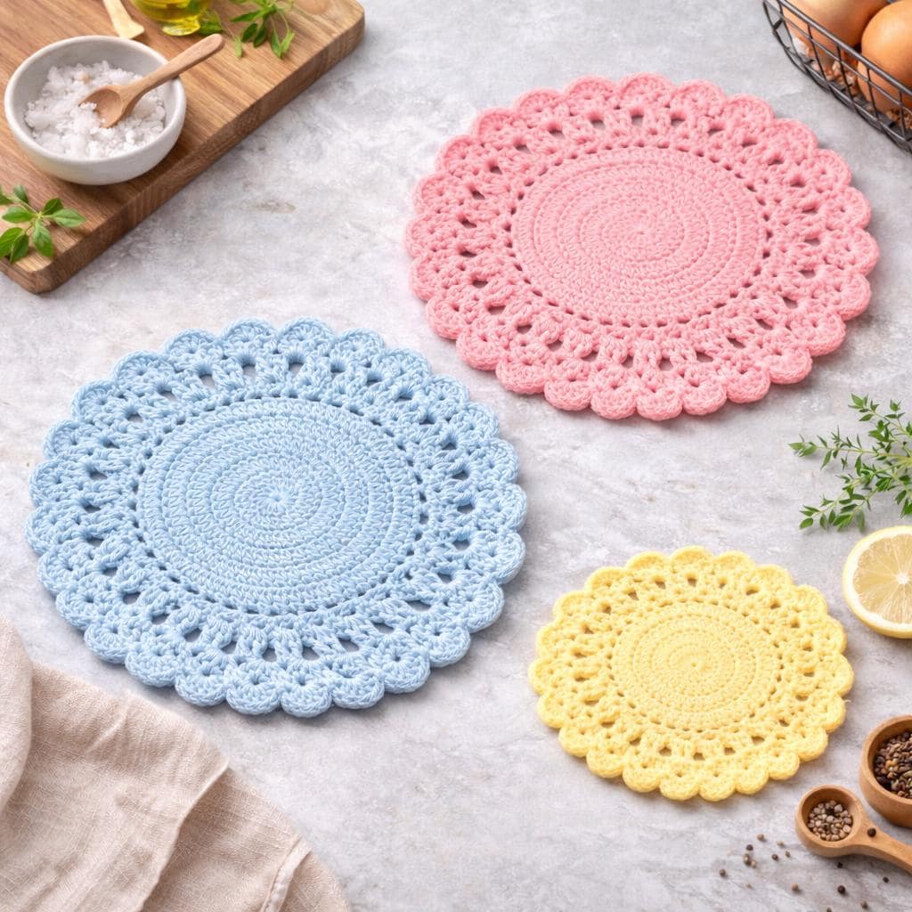 CROCHET PATTERN Pan Protectors, Pot Protector, Farmhouse Kitchen Decor ...