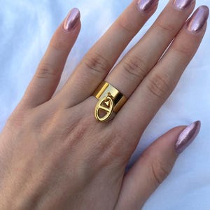 Bague maille marine