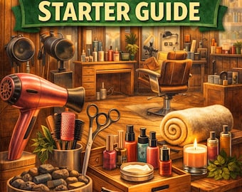 Salon Business Starter Guide Bundle, Start a Beauty Salon Business, Hair & Beauty Salon Ebook, Digital Download