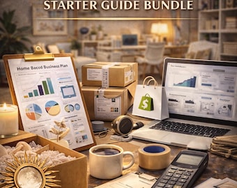 Home Based Business Starter Guide Bundle, Starten Sie ein Home Business, Verdienen Sie Geld online Ebook, Digitales Download
