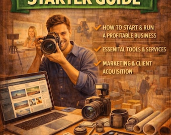 Photography Business Starter Guide Bundle, Start a Photography Business, Photographer Ebook, Digital Download