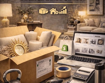 Home Decor Dropshipping Business Guide, Ecommerce Ebook (Digital Download)