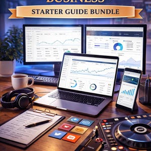 Digital Marketing Business Starter Guide Bundle, Start a Digital Marketing Agency, Online Marketing & SMM Ebook, Digital Download