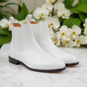 white christmas dresses Whit Eel Skin Boots main image 0