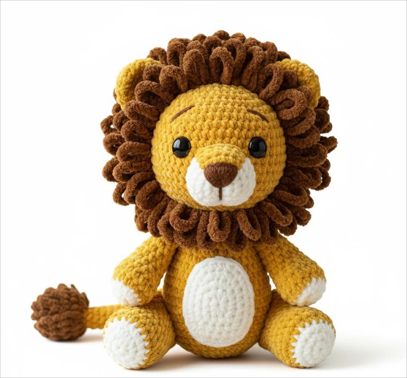 Lion Cub Amigurumi Crochet Pattern, Baby Plush Toy - Etsy