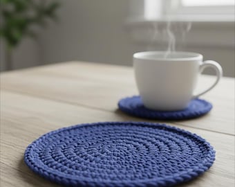 Crochet Coaster Pattern PDF – Easy Crochet Coasters – Handmade Home Decor