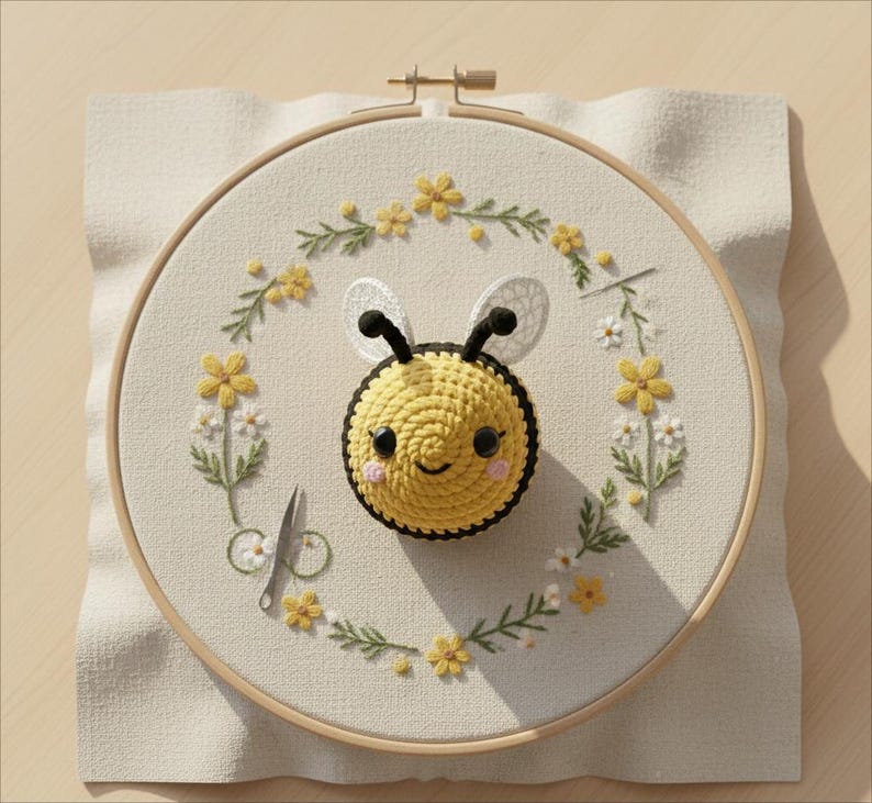 Chubby Bee Amigurumi Crochet Pattern Cute Plush Toy - Etsy