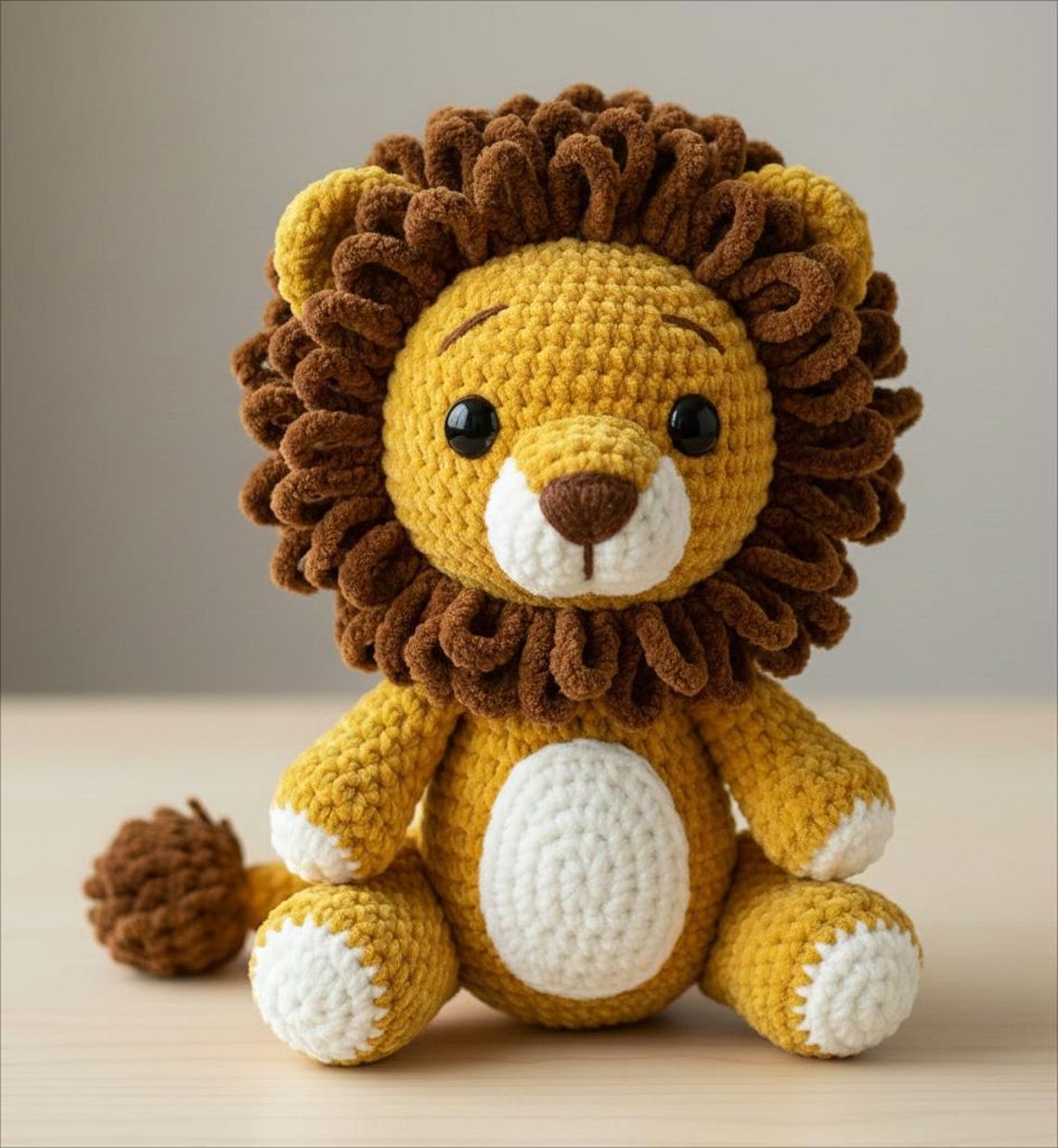 Lion Cub Amigurumi Crochet Pattern, Baby Plush Toy - Etsy