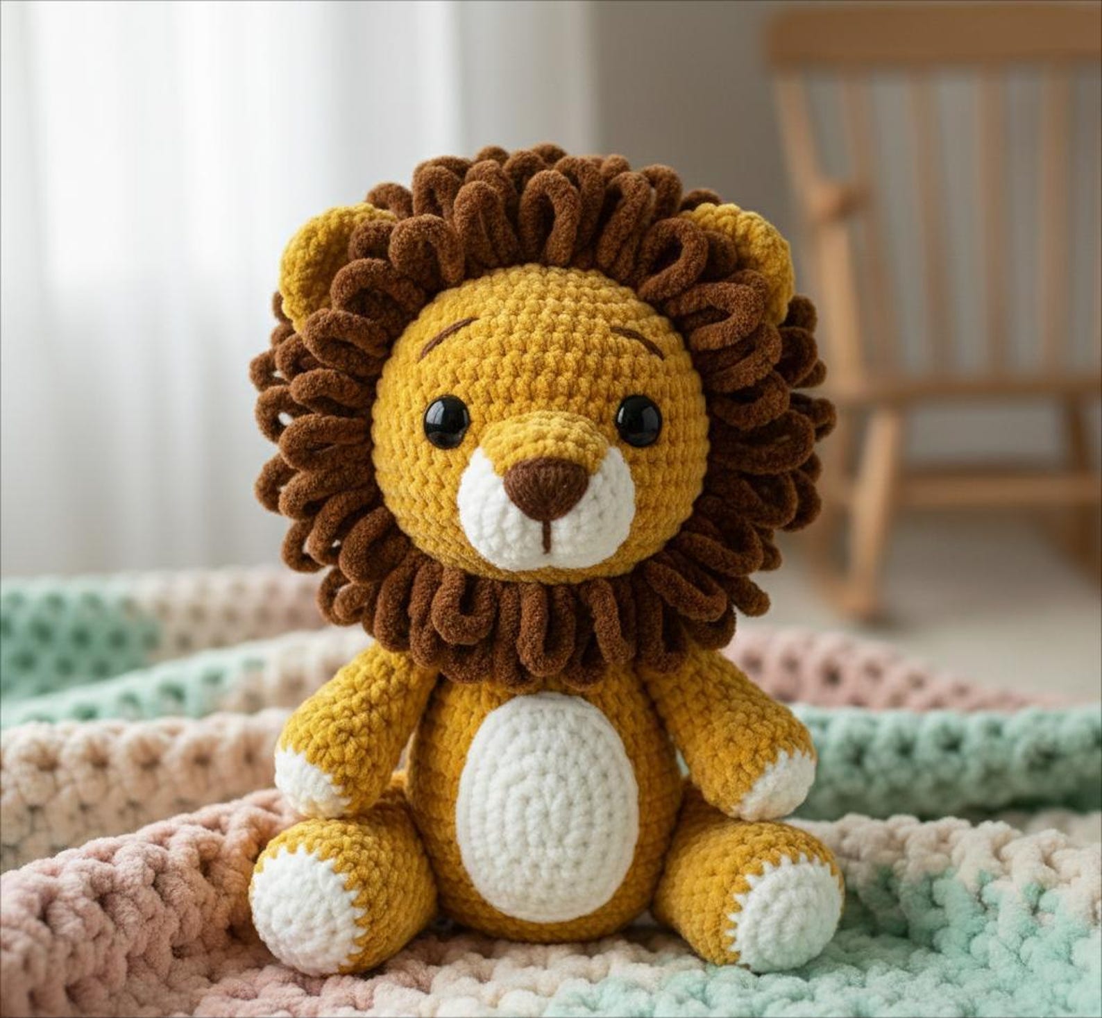 Lion Cub Amigurumi Crochet Pattern, Baby Plush Toy - Etsy