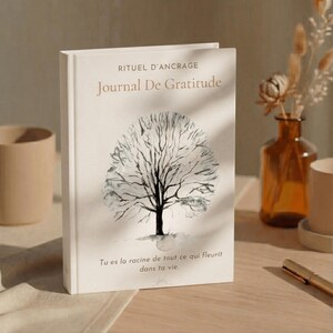 Journal de Gratitude Guidé Femme, Cahier Pleine Conscience Routine Matinale A5, Idée Cadeau
