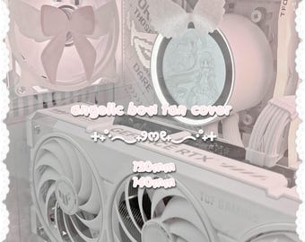 Angelic Bow PC-ventilatorgrillcover 120 mm, 140 mm: coquette gamer-decor