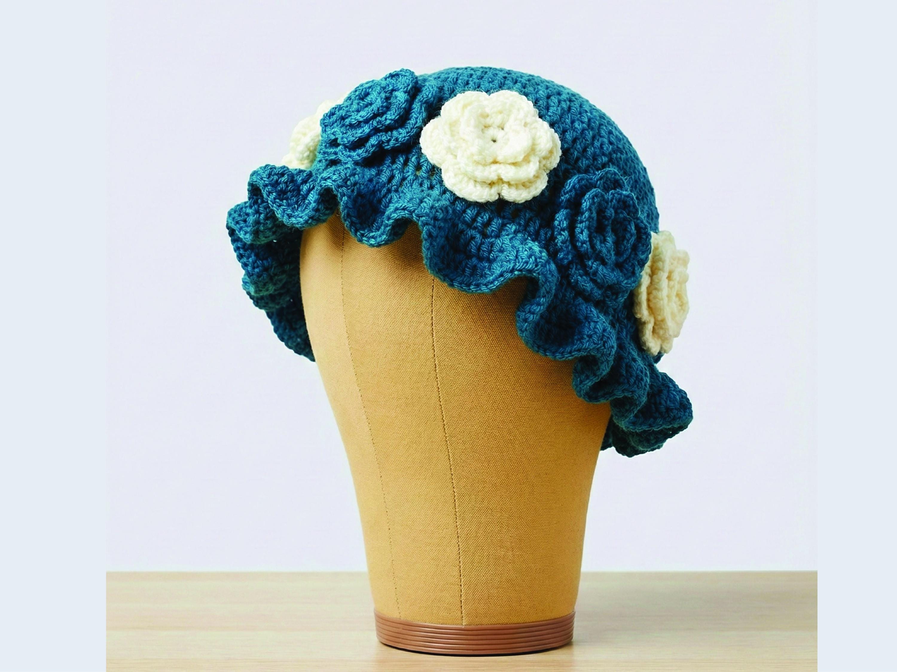 33 Baby Hat Crochet Patterns for Keepsake Gifts, Photo Props, and Everyday Wear 5 Crochet Pattern Flower Ruffle hat For Baby