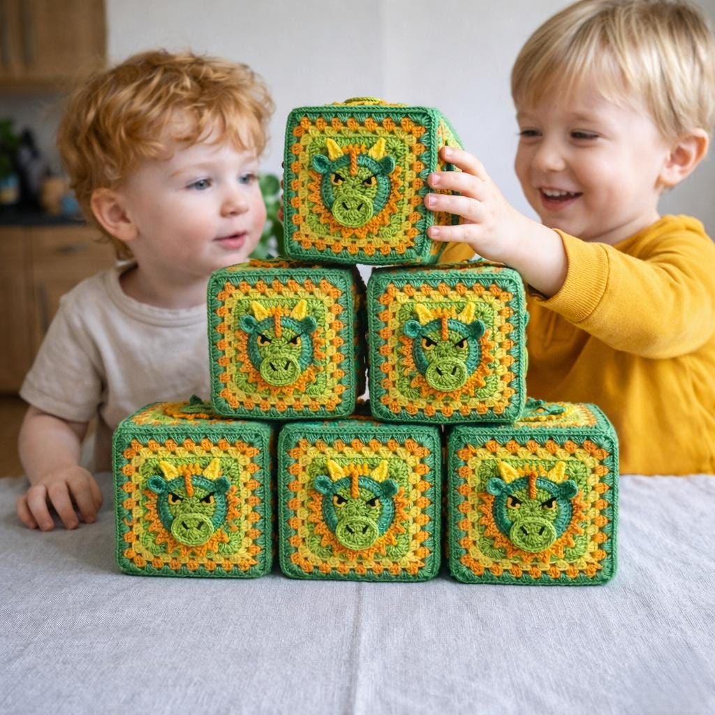 39 Dragon Crochet Patterns: Unleash Your Creativity with These Unique Designs 31 Amigurumi Dragon Cube Crochet