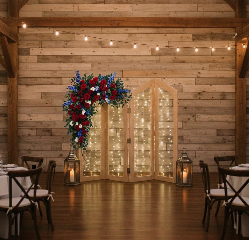 DIY Hinged Arch Backdrop Plans | Foldable Wood Screen (PDF Download) - Etsy