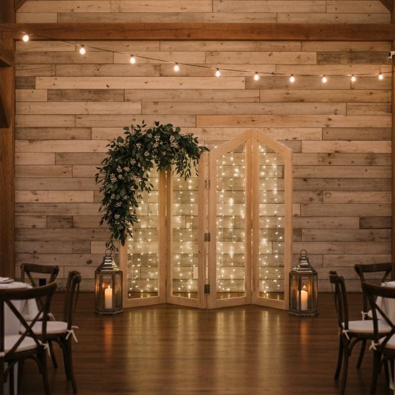 DIY Hinged Arch Backdrop Plans | Foldable Wood Screen (PDF Download) - Etsy
