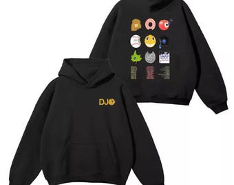 DJO Noch ein Bite Tour Hoodie, Retro Konzert Grafik Pullover, Vintage Band Streetwear