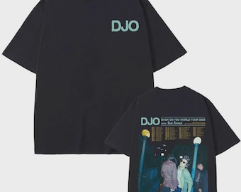 DJO Back On You World Tour 2025 T-Shirt, Retro Band Tee