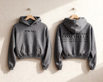 ジャスティン・ビーバー 2026 コーチェラツアー パーカー、ビーバー コンサート パーカー、ジャスティン・ビーバー ファン パーカー、コーチェラ 2026 グッズ、ユニセックス ストリートウェア パーカー