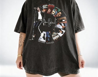Michael Jackson Vintage T-Shirt, King of Pop Grafik-T-Shirt, Michael Jackson Shirt, Musikfan, Retro Band Shirt, Unisex übergroßes Shirt Geschenk
