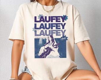 Lauvey Grafik-T-Shirt, Vintage Indie Jazz Musik T-Shirt, Retro Sängerin Kleidung