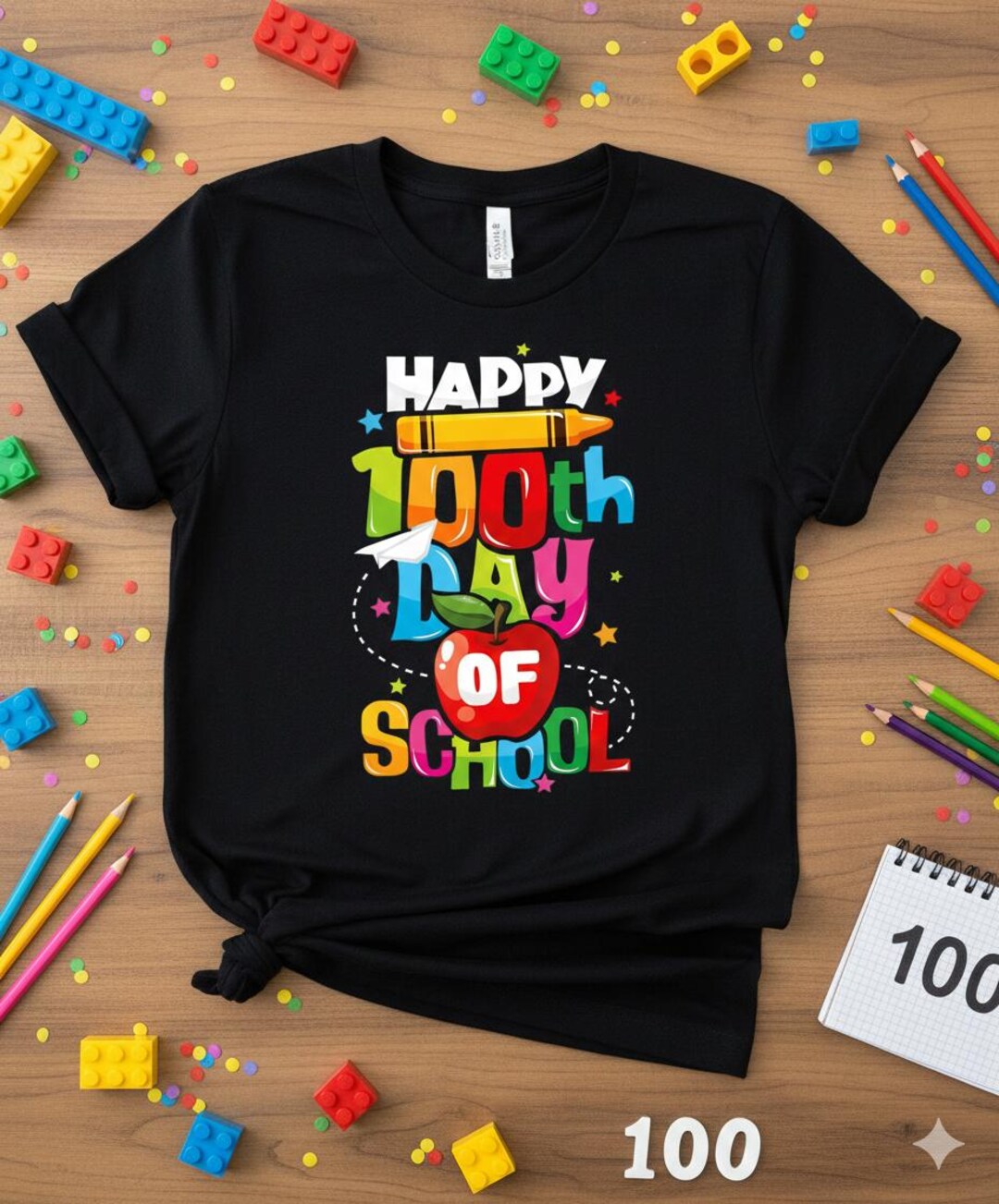 100th Day of School Teachers Kids Child Happy 100 Days Digital Png - Etsy