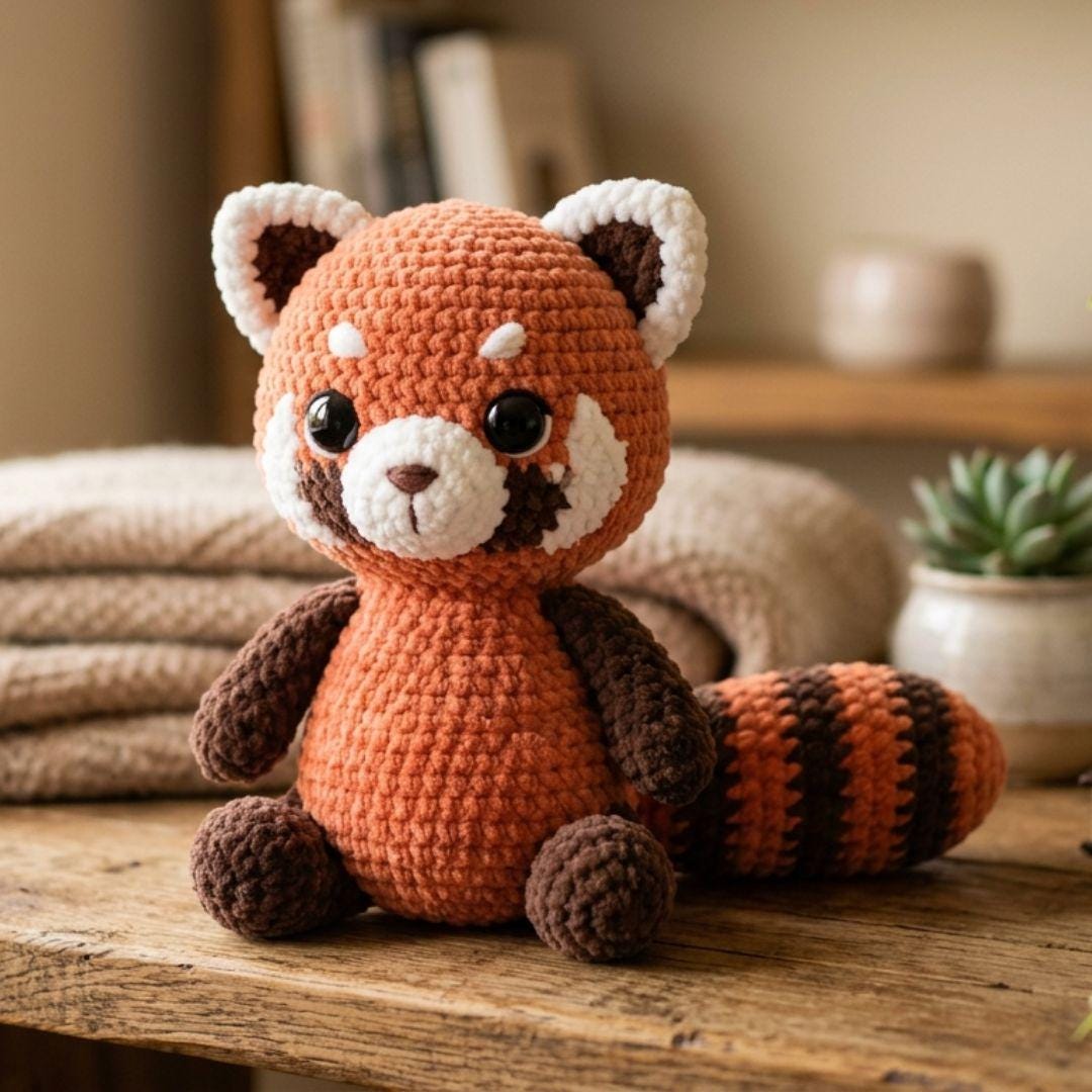 30 Red Panda Crochet Patterns for Adorable Handmade Gifts 24 Red Panda Crochet Pattern : Amigurumi Plush Toy DIY