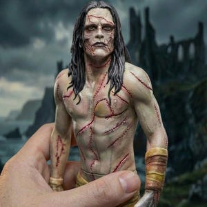 Figurine monstre Frankenstein 2025, statue gothique peinte à la main, sculpture décorative horreur, art sombre fantastique