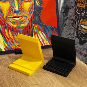 Minimalistiskt vinylskivställ – 3D-printad LP-skivhållare, Now Playing-dekor